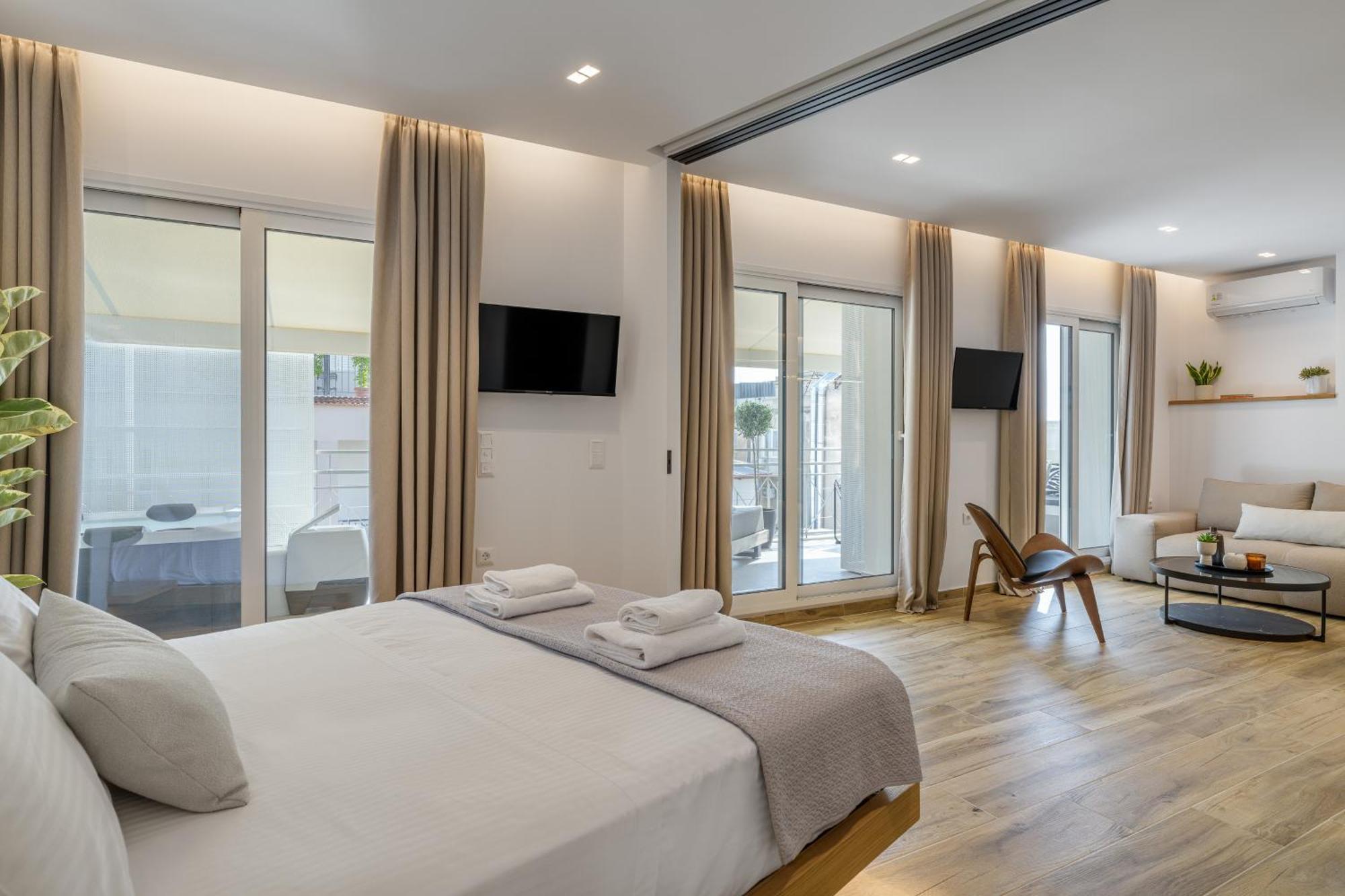 Central Sunny Loft With Plunge Pool Athen Eksteriør billede